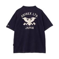 AVIREX SOUVENIR COLLECTION SUKA HENRY NECK T-SHIRT EAGLE 7835234017画像