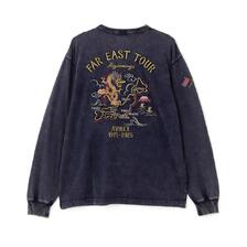 AVIREX SOUVENIR COLLECTION WASHED T-SHIRT &rdquo;FAR EAST TOUR&rdquo; 7835230032画像