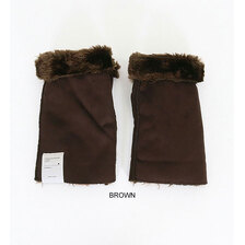 ANGENEHM Faux Mouton Fingerless Gloves AG05-023ACF画像