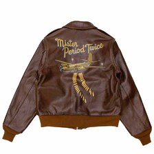 Buzz Rickson's Type A-2 No.23380 ROUGHWEAR CLOTHING CO. BACK PAINT - Mister Period Twice - BR80668画像