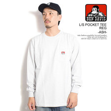 BEN DAVIS L/S POCKET TEE REG C-25780023画像