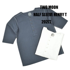 Two Moon no.20277 Half sleeve henley neck tee画像