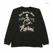 Buzz Rickson's L/S T-SHIRT - 13th BOMB. SQ. THE GRIM REAPERS - BR69628画像