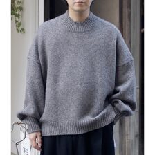 NONNOTTE Low Count Wool Yak Knit Draping Extra Over C/N Pullover N-25A-001画像