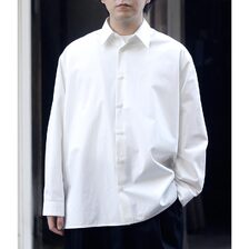 NONNOTTE Clear Heavy Broadcloth Oversized Shirt N-25A-007画像