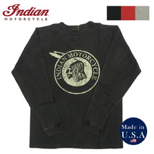 INDIAN MOTORCYCLE L/S T-SHIRT "INDIAN" IM69610画像