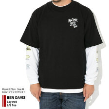BEN DAVIS Layered L/S Tee C-25780032画像