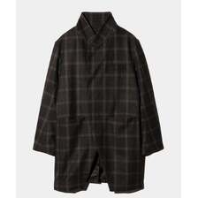 glamb Blue Noise Stand Collar Coat GB0425-BN02画像