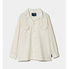 glamb Blue Noise Open Collar Shirt GB0425-BN07画像