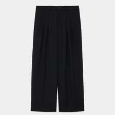 MARKAWARE TRIPLE PLEATED WIDE TROUSERS ORGANIC WOOL SURVIVAL CLOTH A25C06PT02C画像