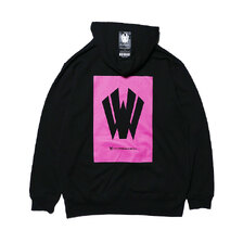 W by VIRGOwearworks Warp logo pull over hoodie W-SWT-008画像