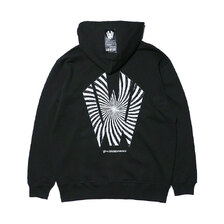 W by VIRGOwearworks Warp logo zip hoodie W-SWT-007画像