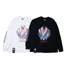 W by VIRGOwearworks Metal logo flames W-LSPT-012画像