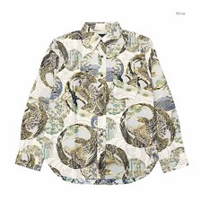 衣櫻 サザンクロス素材 長袖レギュラーシャツ - 金彩鷹ノ丸 - SA1727画像