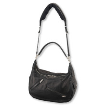 Porter Classic PC RIDERS LEATHER NEWTON SHOULDER BAG W / LOVE & PEACE SILVER PC-050-2501画像