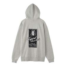 X-girl FACE BOX PATCH ZIP UP SWEAT HOODIE 105253012005画像
