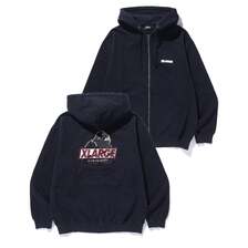 X-LARGE SLANTED OG ZIP HOODED SWEATSHIRT 101253012004画像