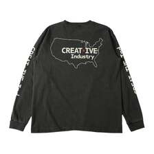 BARNS Pigment Dye 16/-BD Tube L/S T-shirt CREATIVE Industry BR-25321画像