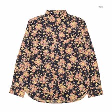 衣櫻 シーチング素材 長袖レギュラーカラーシャツ - 枝垂桜 - SA1721画像