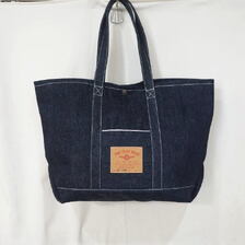 THE FLAT HEAD 18oz DENIM TOTE BAG FN-BT-005画像