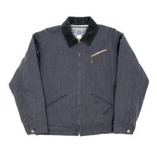 Workers Blanket Lined Engineer Jacket Wool Cotton Covert Cloth画像