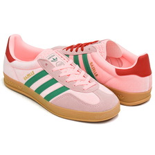 adidas GAZELLE INDOOR COUGRN / GLOPNK / GUM3 JI2713画像