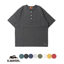 KRIFF MAYER ヘビーウェイトピグメントヘンリーTシャツ 2455803画像