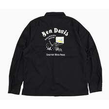 BEN DAVIS Theater EMBRO Work L/S Shirt T-25780018画像