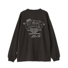 AVIREX GRAFFITI EMBROIDERY L/S T-SHIRT 7835230035画像