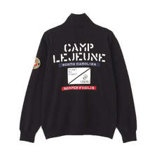 AVIREX CAMP LEJEUNE PATCHED STAND ZIP SWEAT 7835230037画像