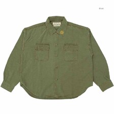 REMI RELIEF WIDE MILITARY SHIRT - 大花スタッズ - RN2043SDP画像
