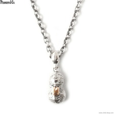 BERO TATOO PEANUTS S size SV x k10PG + Peanuts silver Chain 50cm画像
