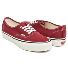 VANS PREMIUM LX AUTHENTIC 44 DUCK CANVAS BORDEAUX VN000EBNBRD画像
