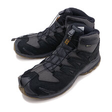SALOMON XA TRACKER GORE-TEX BLACK/ASPHALT/COYOTE BROWN L47822600画像
