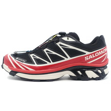 SALOMON XT-6 GORE-TEX BLACK/FLAME SCARLET/VANILLA ICE L47974900画像