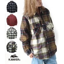 KRIFF MAYER ビエラチェック長袖シャツ 2516300画像