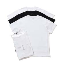 CRIMIE CREW NECK T-SHIRT 2P + 1P SERVICE 3P PACK CR1-02D1-CS01画像