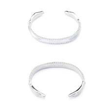 CRIMIE PYRAMID ROPE STUDS GUADALUPE SILVER BRACELET CR1-02C1-JW21画像