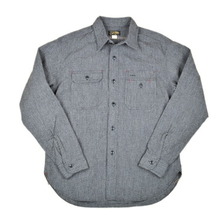 COLIMBO HUNTING GOODS Butte Work Shirt SELVEDGE HEATHER CHAMBRAY ZA-0309画像
