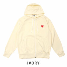 PLAY COMME des GARCONS Red Heart Zip-Up Hoodie AX-T172-051画像