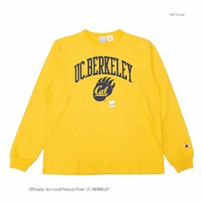 Champion Made in U.S.A. T1011 LONG SLEEVE T-SHIRT - UC BERKELEY - C5-C404画像
