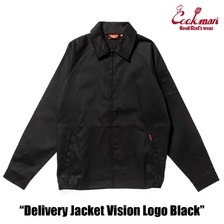 COOKMAN Delivery Jacket Vision Logo Black 161-53465画像
