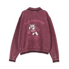 AVIREX DEVIL DOG GARMENT DYE SWEAT 7835232603画像
