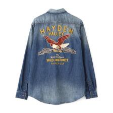 AVIREX EMB DENIM SHIRT &rdquo;HAYDEN VALLEY&rdquo; 7835220014画像