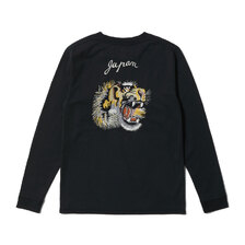TAILOR TOYO Lot No. TT69649 / LONG SLEEVE SUKA T-SHIRT EMBROIDERED &ldquo;TIGER&rdquo;画像