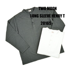 Two Moon no.20165 Henley neck long sleeve tee画像