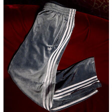 adidas Originals Firebird Velour Track Pant Grey KD9385画像