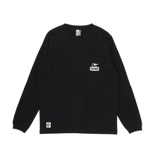 CHUMS Booby Face Pocket Brushed L/S T-Shirt CH01-2670画像