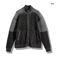 NO ID. BLACK バイカーズニットZIP-CD 457010-335K画像