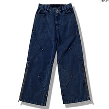 NO ID. サイドパッチZIPワイドフレアPT 857006-329P画像